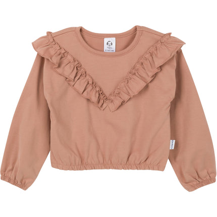 Gerber Baby Girls Toddler Girls' 3-piece (2 Tops and Pants) SetToddler Girls' 3-Piece (2 Tops and Pants) Set, Tan, 4T
