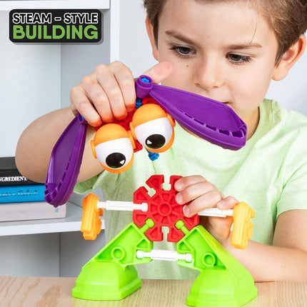 Kid K'NEX | Budding Builders Set 50 Model | Kids Craft Set with 100 Pieces, Educational ,Fun Building Toys for Boys and Girls, Construction Toys for Ages 3+ | Basic Fun 85618