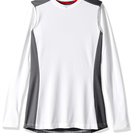 Mizuno Youth Elite Stretch sleeve, White-Grey, SMALL (S)