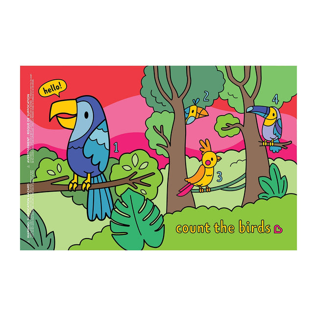 Munchkin® Story Mat®, manteles individuales desechables sin BPA para niños, paquete de 18, 2 diseños