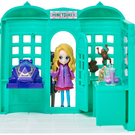 Wizarding World Harry Potter, Magical Minis Honeydukes Sweet Shop with 2 Exclusive Figures and 5 Accessories, Kids’ Toys for Ages 6 and up