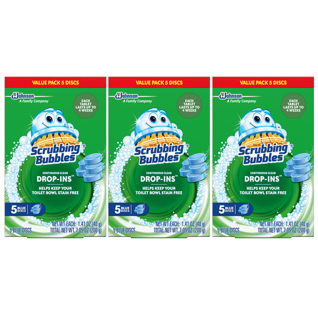 Scrubbing Bubbles Toilet Bowl Tablets, Continuous 