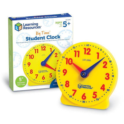 Learning Resources Big Time Student Clock, Ages 5+