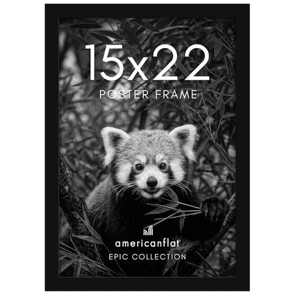 Americanflat 15x22 Picture Frame with Polished Ple