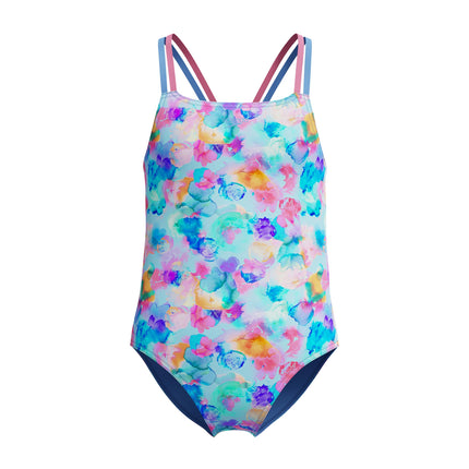Speedo Girl's UV Protection Swimsuit One Piece Thi