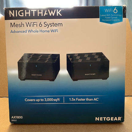 Ubcwin NETGEAR Nighthawk 全家用网眼 WiFi 6 系统 (MK62) - 