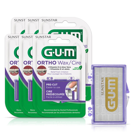GUM - 10070942007242 Orthodontic Wax, Mint with Vi