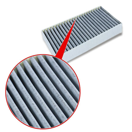 MANN-FILTER CUK 2646-2 Cabin Air Filter Set (Set of 2) with Activated Carbon - For Cars