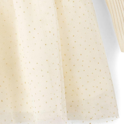 Robes habillées à manches longues pour bébés filles et tout-petits The Children's Place, Blanche Marguerite, 2T