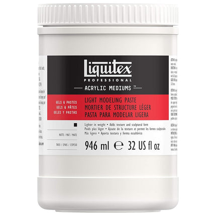 Liquitex 6832 Light Modeling Paste Medium, 32-Ounce