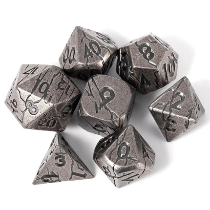 Metal Dice for DND - Ancient Cracked Pharaoh Ruins
