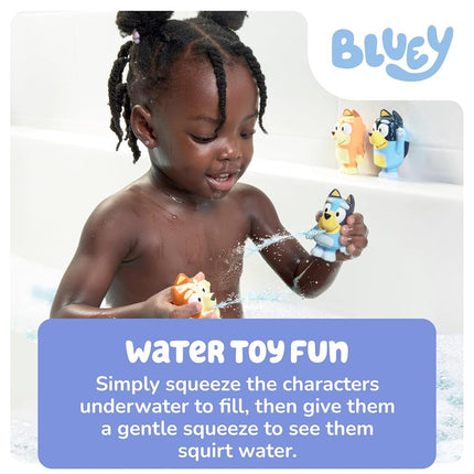 Toomies Bluey Squirter 4-Pack - Bluey Bath Toys, Toomies Bath Toys 18M+