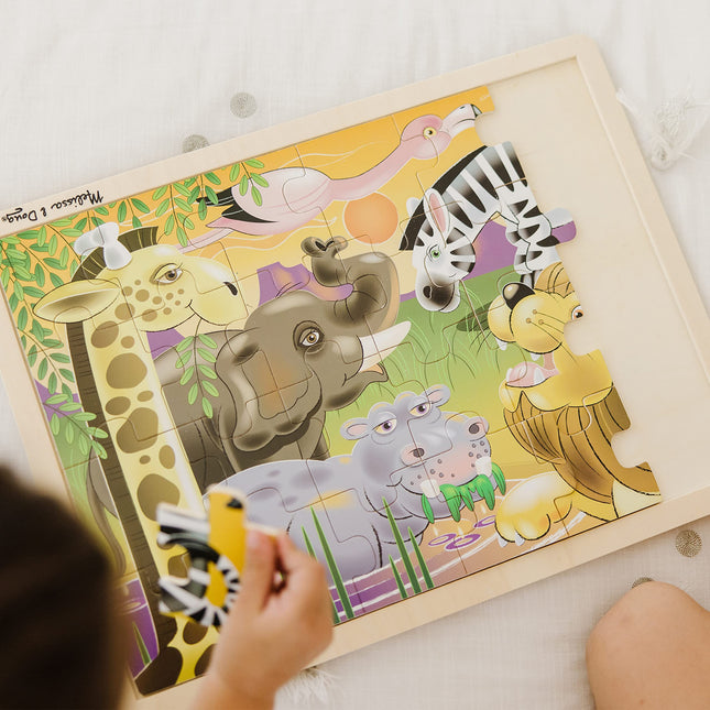 SABLON 2937 Melissa & Doug Puzle Pradera africana (24 piezas) 24 piezas