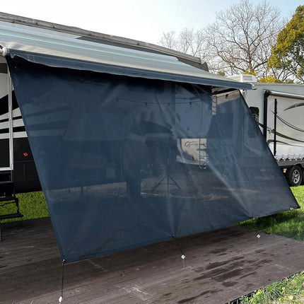 SHADEPLUS RV Awning Shade Screen Without Zipper 8'