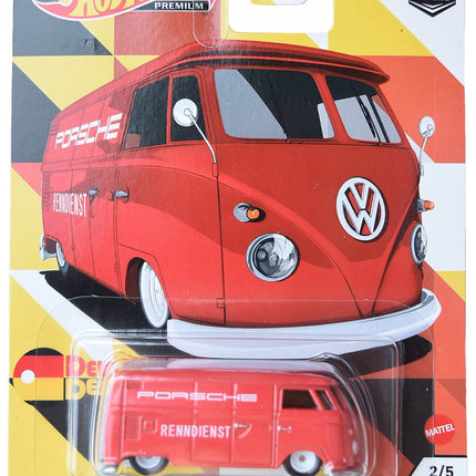 Hot Wheels Volkswagen T1 Panel Bus, red 2/5 [Porsc