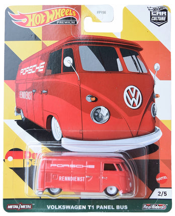 Hot Wheels Volkswagen T1 Panel Bus, red 2/5 [Porsc