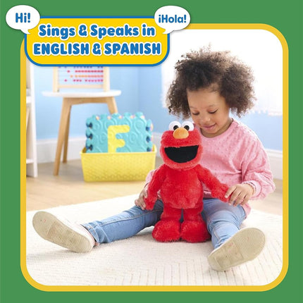 Sesame Street Elmo Slide Singing and Dancing 14-inch Plush