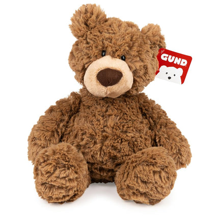 GUND 6048356 Spin Master Animal Pinchy Smiling Teddy 17", Brown