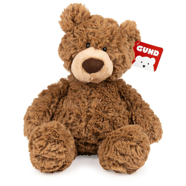 GUND 6048356 Spin Master Animal Pinchy Smiling Teddy 17", Brown
