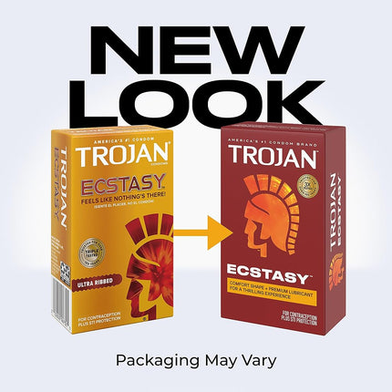 Trojan Stimulations Ecstasy Ultrasmooth Lubricant,10-count