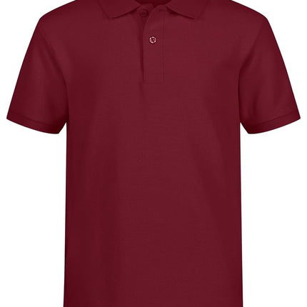 Nautica Big Boys' Uniform Short Sleeve Pique Polo,