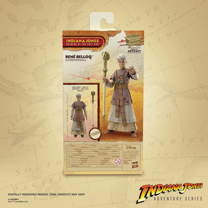Indiana Jones and the Raiders of the Lost Ark Adventure Series René Belloq (Ceremonial), 15 cm Indiana Jones Action Figures
