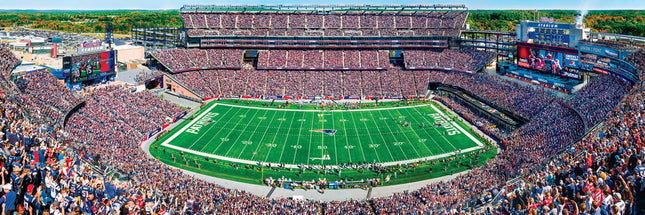 Master Pieces NFL New England Patriots Panoramic Stadium Puzzle (1000-Piece)