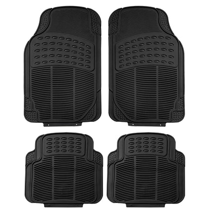 FH Group Automotive Floor Mats Black Universal Fit