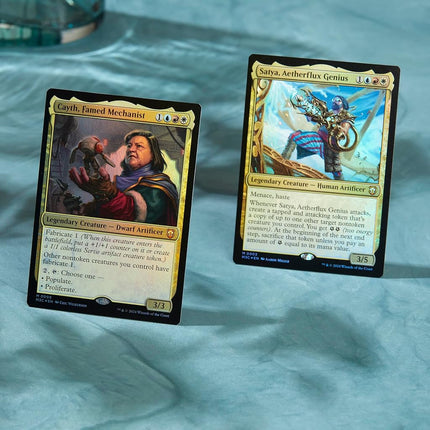 Magic: The Gathering Modern Horizons 3 Commander Deck - Creative Energy (100-Card Deck, 2-Card Collector Booster Sample Pack + Accessories) (English Version)