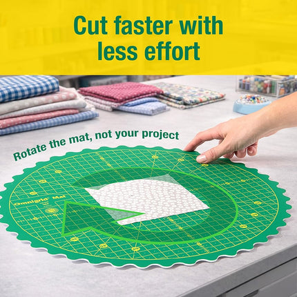 Omnigrid 14" Rotating Mat Cutter & Accessories - Green
