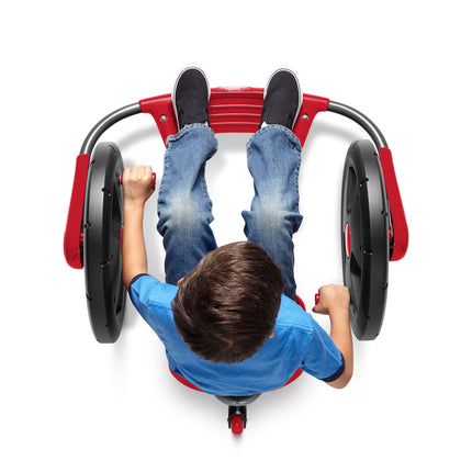 Radio Flyer Cyclone Three Wheel 306 Degree Spin Arm Powered Trike for Hours of Outdoor Fun for Ages 3-7