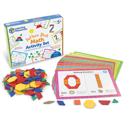Learning Resources Pattern Block Maths Activity Se