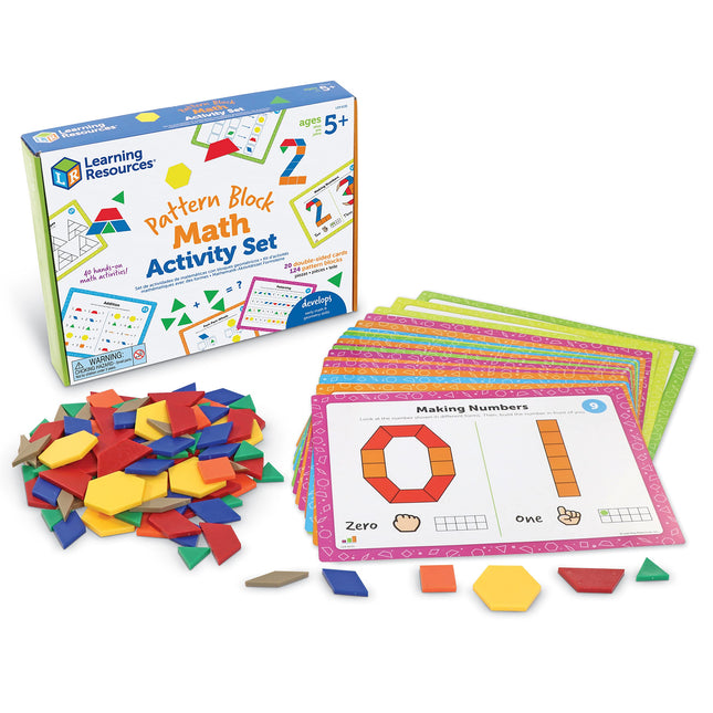 Learning Resources Pattern Block Maths Activity Se
