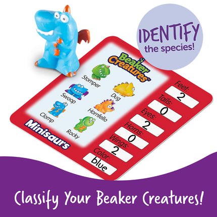 Learning Resources Beaker Creatures Reactor Pods (set de 6) - Kit de ciencia para niños a partir de 5 años