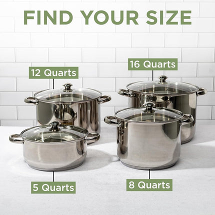 Ecolution Stainless Steel, 8-Quart