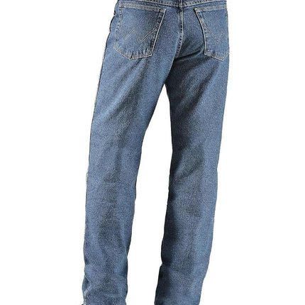Wrangler Men's Rugged Wear Jean, Woodland Thermal, Stonewashed Denim, 34W 30L UK