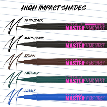 Maybelline New York Master Precise Liquid Eyeliner - Brown, 6.3g