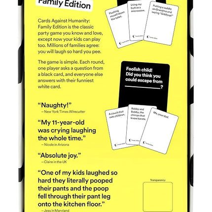 Cards Against Humanity Family Edition • A Game For Your Horrible Family