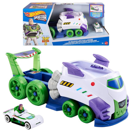 Hot Wheels Toy Story 5 Launcher & Hauler with Toy 