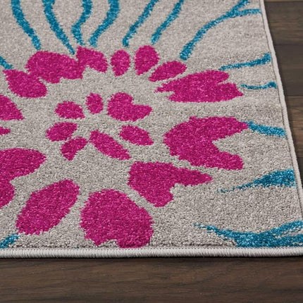 Nourison PSN17 Passion Area Rug, 6'7" x9'6, Grey