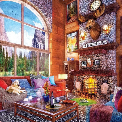 Baby Fanatic MasterPieces 1000 Piece Jigsaw Puzzle for Adults, Family, Or Kids - Luxury View - 19.25"x26.75"
