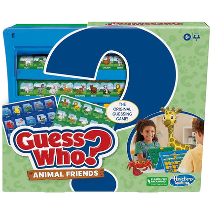 Guess Who? Animal Friends Game, Includes 2 Double-