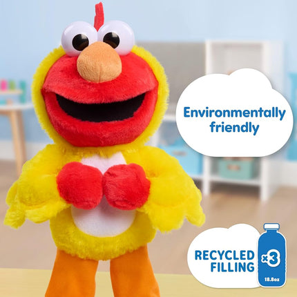 Just Play Sesame Street Chicken Dance Elmo 13 Inch Feature Plush, Music and Dancing, Stuffed Animal, Kids Toys for Ages 2 Up