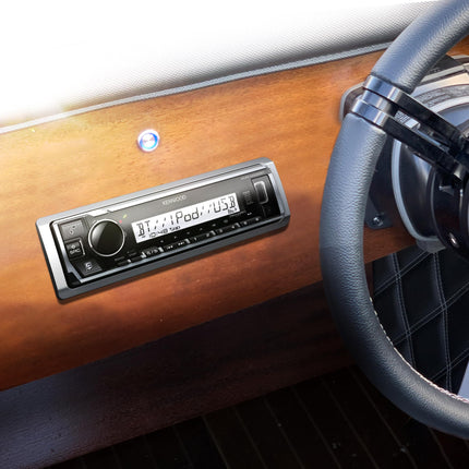 Receptor multimedia digital marino Kenwood KMR-M328BT con Alexa y Bluetooth integrado (NO reproduce CD)