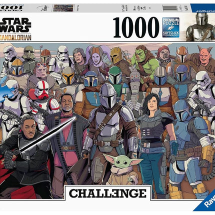 Ravensburger Puzzle 16770 - Challenge Star Wars Mandalorian - 1000 Teile Puzzle für Erwachsene und Kinder ab 14 Jahren