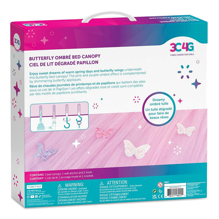 Ciel de lit ombré papillon 3C4G