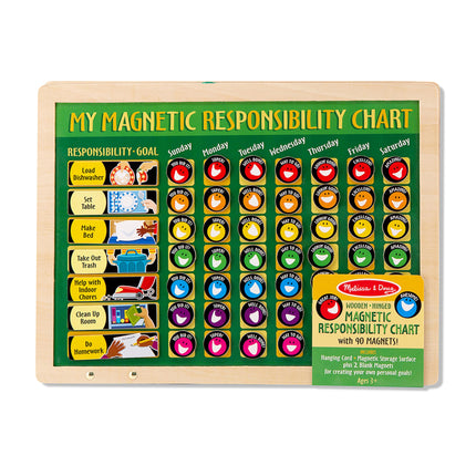 Melissa & Doug Flair Gráfico magnético de responsabilidad, multicolor, 3789