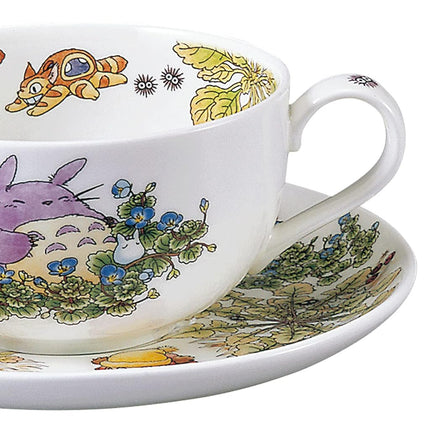 NORITAKE Studio Ghibli My Neighbor Totoro Bone China Porcelain Tea Cup with Saucer T97285A/4660-1