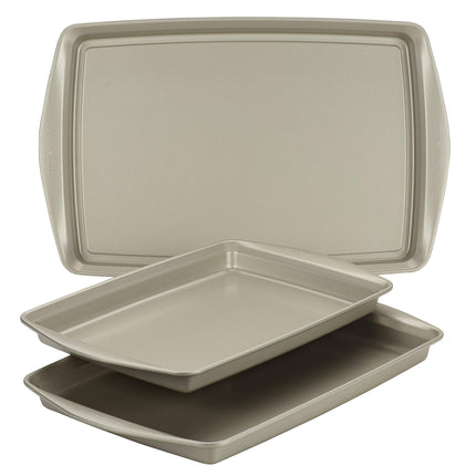 Rachael Ray Nonstick Bakeware Set Without Grips In