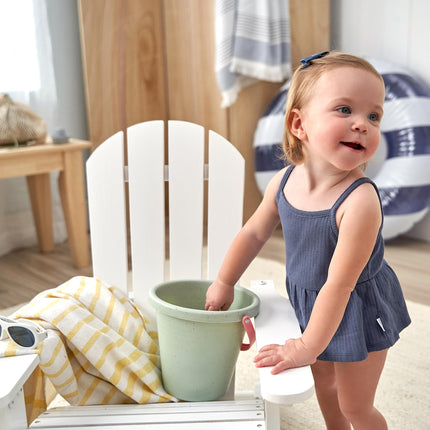 Gerber Pañalero tipo vestido sin mangas para bebé niña, Lantana, 0-3 meses